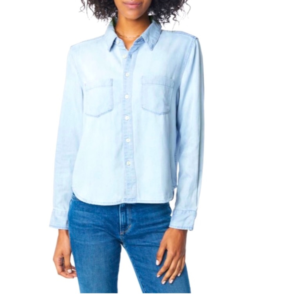 NWOT Joe’s Jeans women’s chambray button-down size small